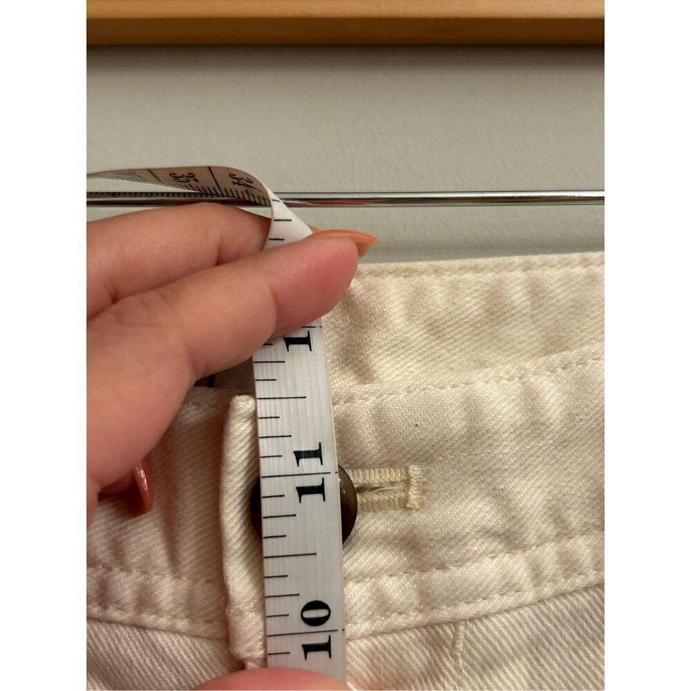 EUC GAP high-rise Wide-leg Cropped size 8 ivory - Picture 6 of 8